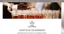 Desktop Screenshot of cafetrekonger.dk